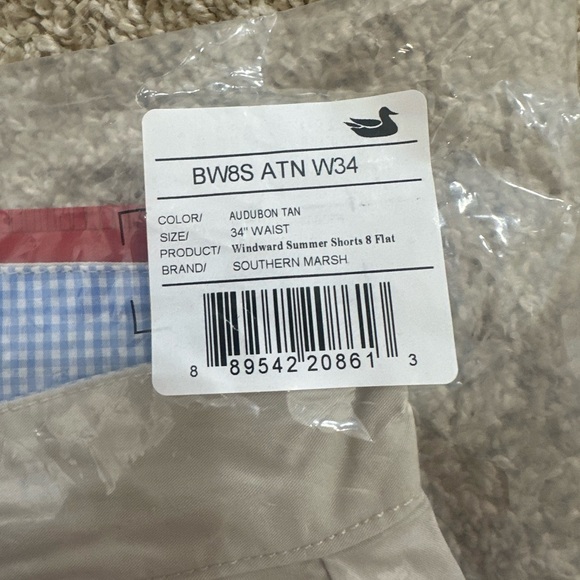 NEW Southern Marsh Men's Windward Summer 8in. Khaki Shorts BNWT - Picture 5 of 5